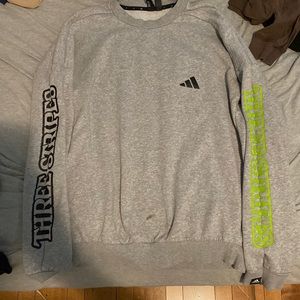 Grey adidas pull over